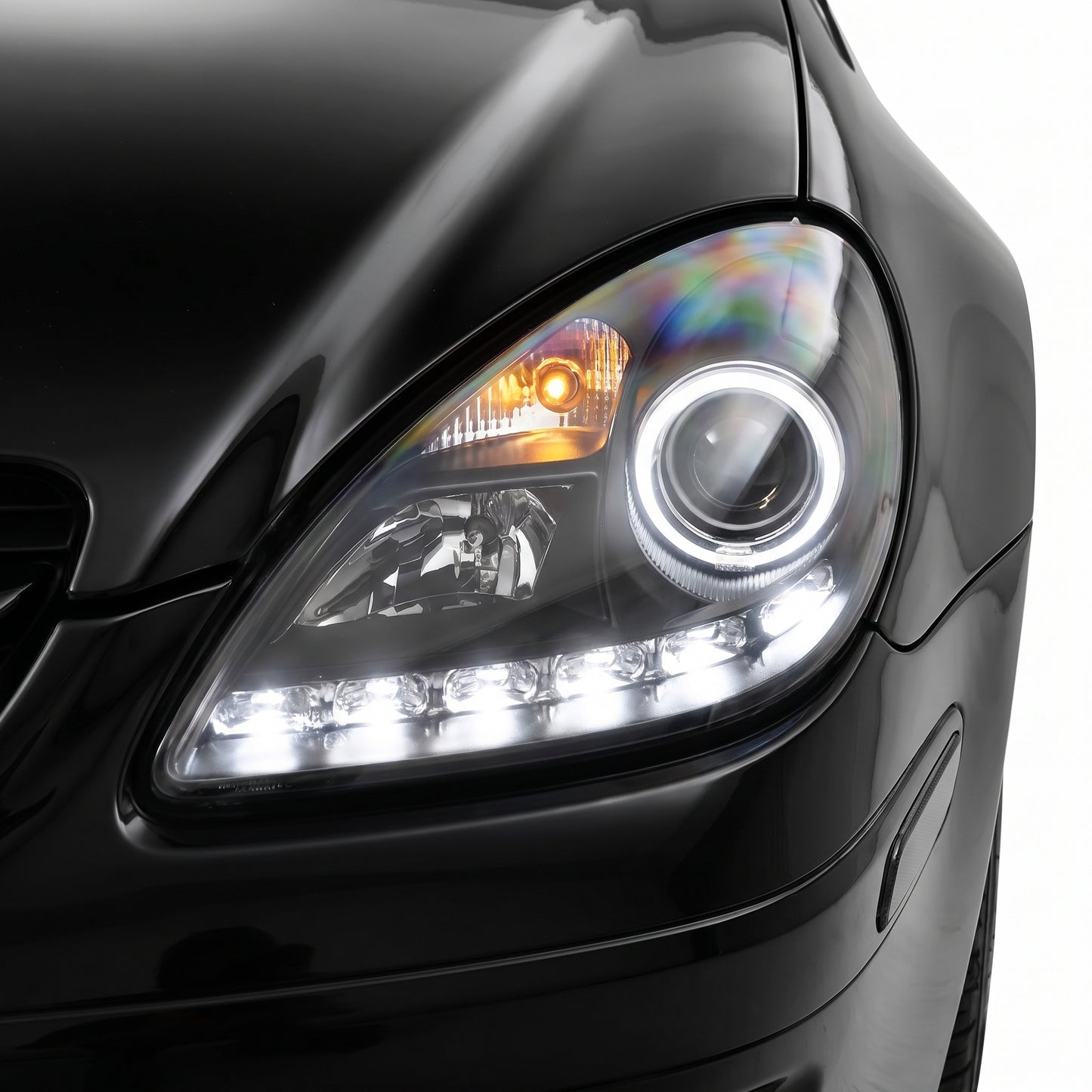 Mercedes-Benz SLK-Class R171 (2003 - 2010) HID / Xenon Model LED DRL Projector Headlights LH + RH