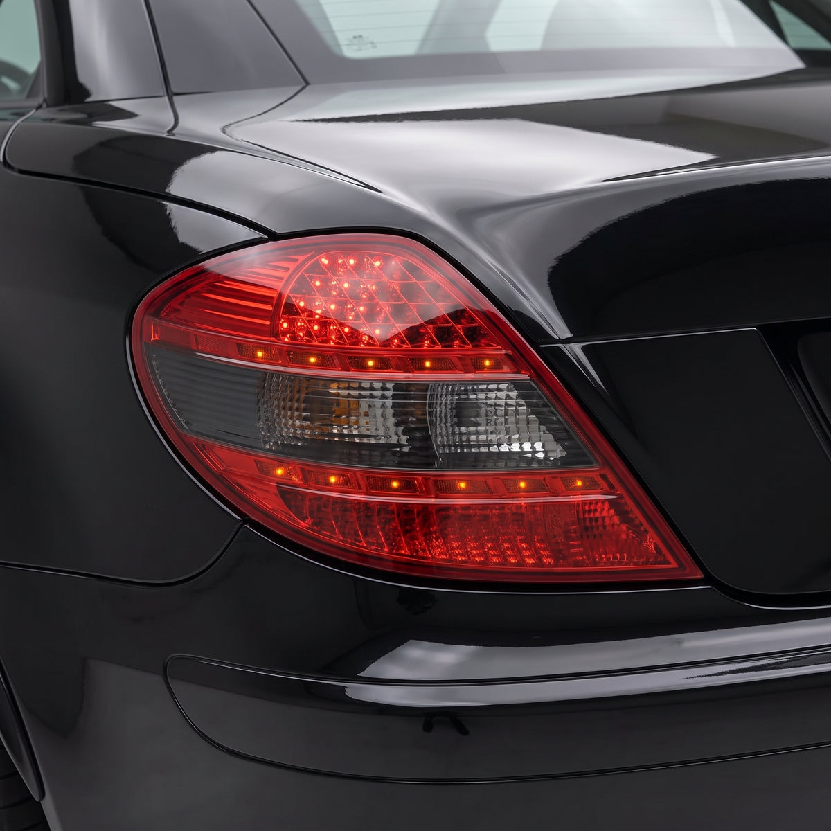 Mercedes-Benz SLK-Class R171 (2003 - 2010) Smoked Red LED Tail Lights LH + RH installed