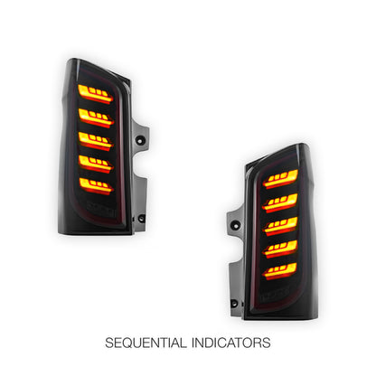 Mercedes-Benz Vito W447 (2016 - 2022) Sequential Smoked LED Tail Lights LH + RH