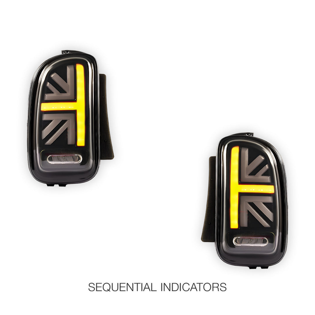 Mini Clubman R55 (2007 - 2014) Smoked Animation DRL Tail Lights LH + RH
