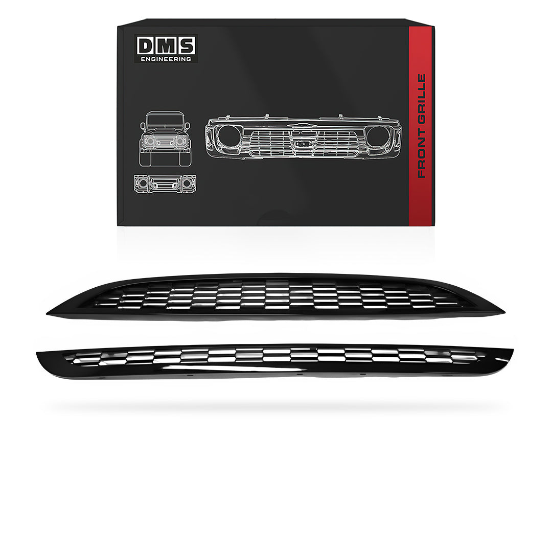 Mini Cooper R50 / R51 / R52 / R53 (2001 - 2007) Black JCW Style ABS Front Grille