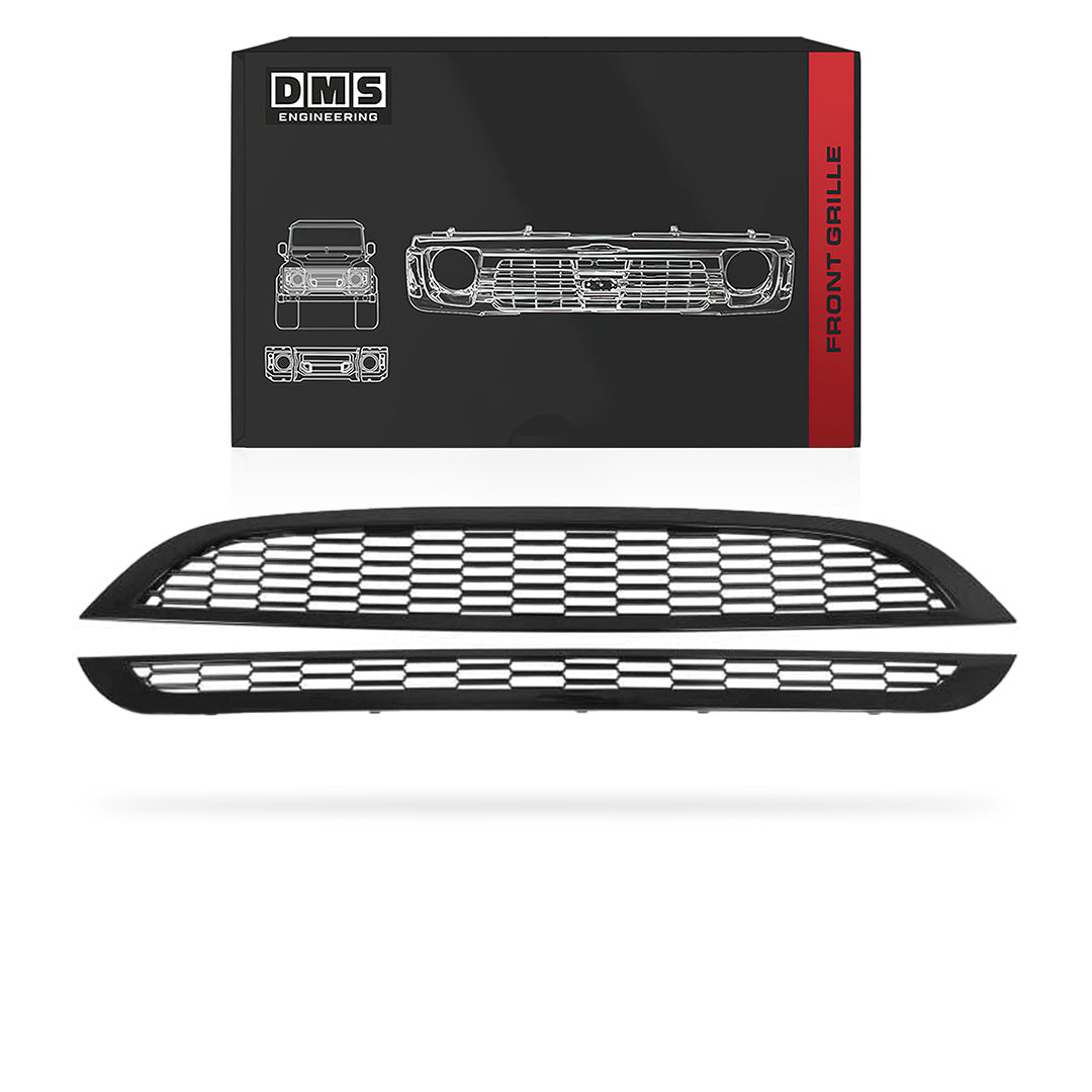 Mini Cooper R50 / R52 / R53 (2002 - 2006) Gloss Black Front Upper & Lo ...