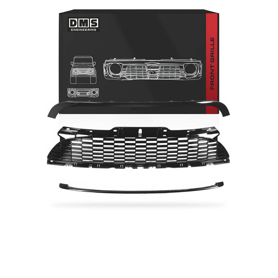 Mini Cooper R56 / R57 / R58 / R59 (2007 - 2013) Black JCW Style ABS Front Grille