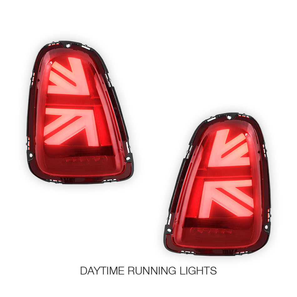 Mini Cooper R56 / R57 / R58 / R59 (2007 - 2015) Sequential Red LED Tail Lights LH + RH