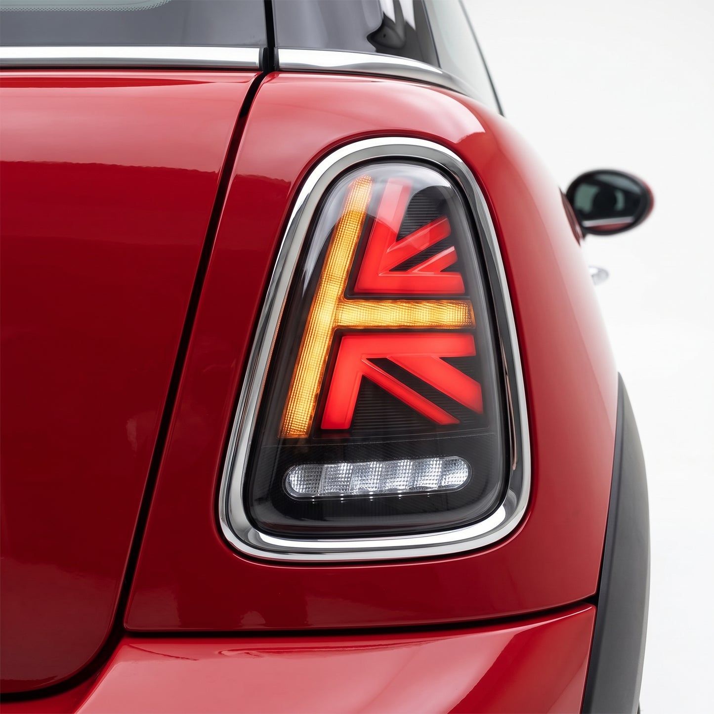 Mini Cooper R50 / R52 / R53 (2001 - 2006) Union Jack Style Sequential Smoked Full LED Tail Lights LH + RH