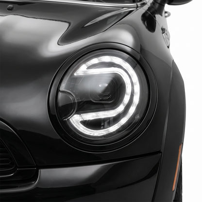 Mini Cooper R55 / R56 / R57 / R58 / R59 (2007 - 2013) HID / Xenon Model DRL Dual Beam Projector Headlights LH + RH