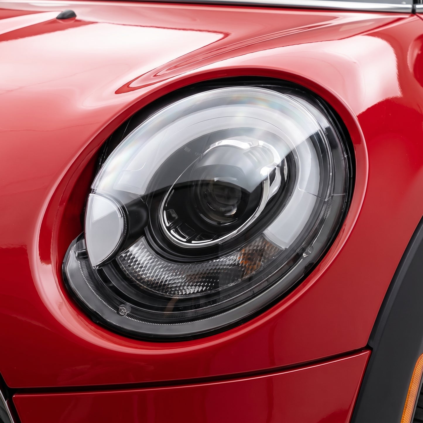 Mini Cooper R55 / R56 / R57 / R58 / R59 (2007 - 2013) Halogen Model F56 Style 3D LED Bar DRL Dual Beam Projector Headlights LH + RH