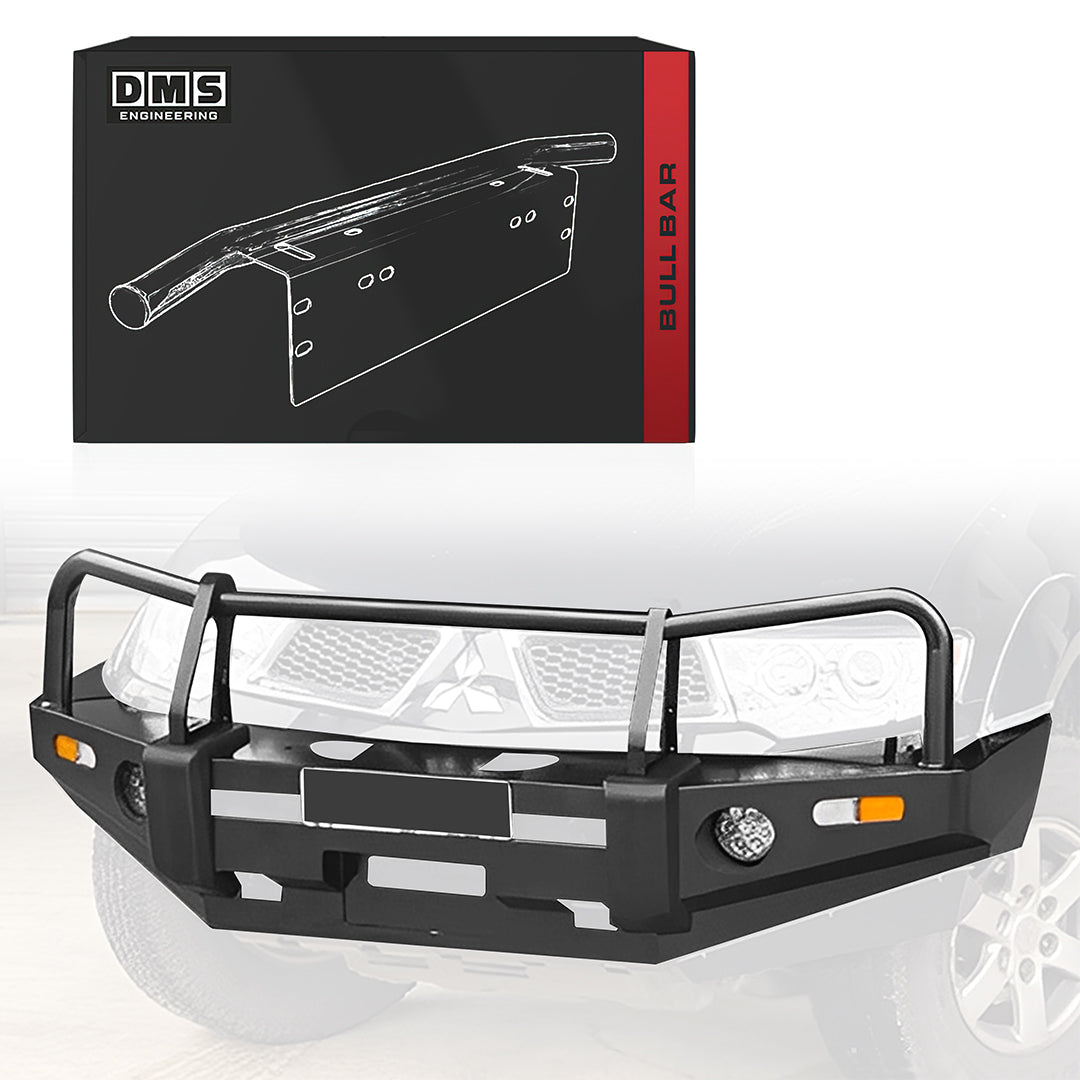 Mitsubishi Challenger PA / PB (2006 - 2015) Steel Bull Bar + LED Lights