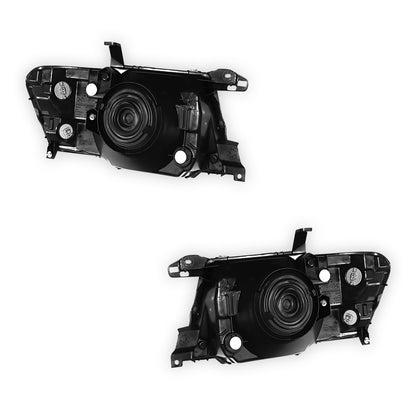 Mitsubishi Pajero NP (2002 - 2006) Clear Halogen OEM Style Headlights LH + RH
