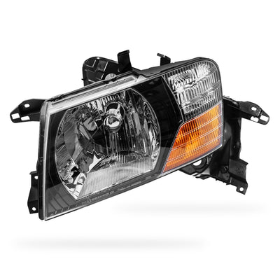Mitsubishi Pajero NP (2002 - 2006) Smoked Halogen OEM Style Headlights LH + RH