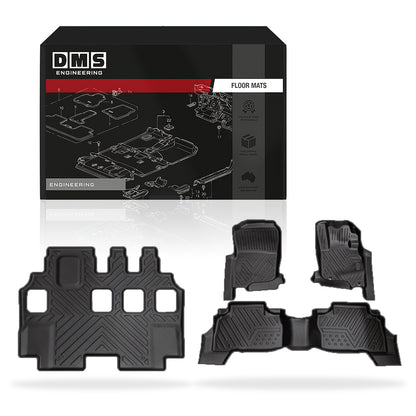 Mitsubishi Pajero Sport QE / QF / QG 7 - Seater (2015 - 2025) Car Floor Mats