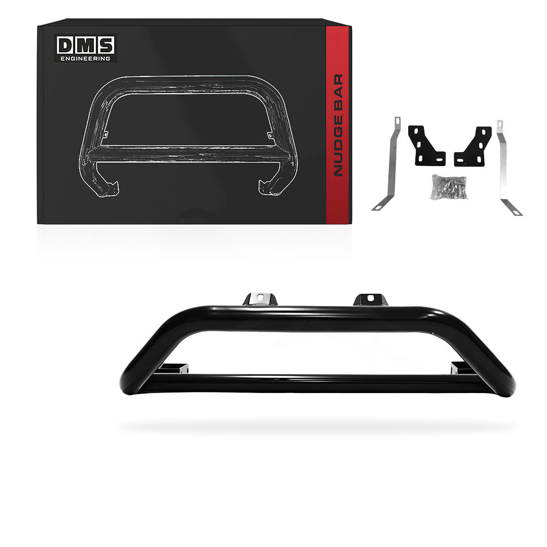 Mitsubishi Pajero Sport QF (2019 - 2024) Black Stainless Steel Nudge Bar