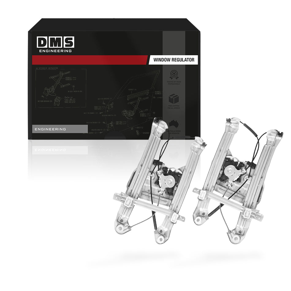 Mitsubishi 380 DB (2005 - 2008) Front Window Regulators LH + RH