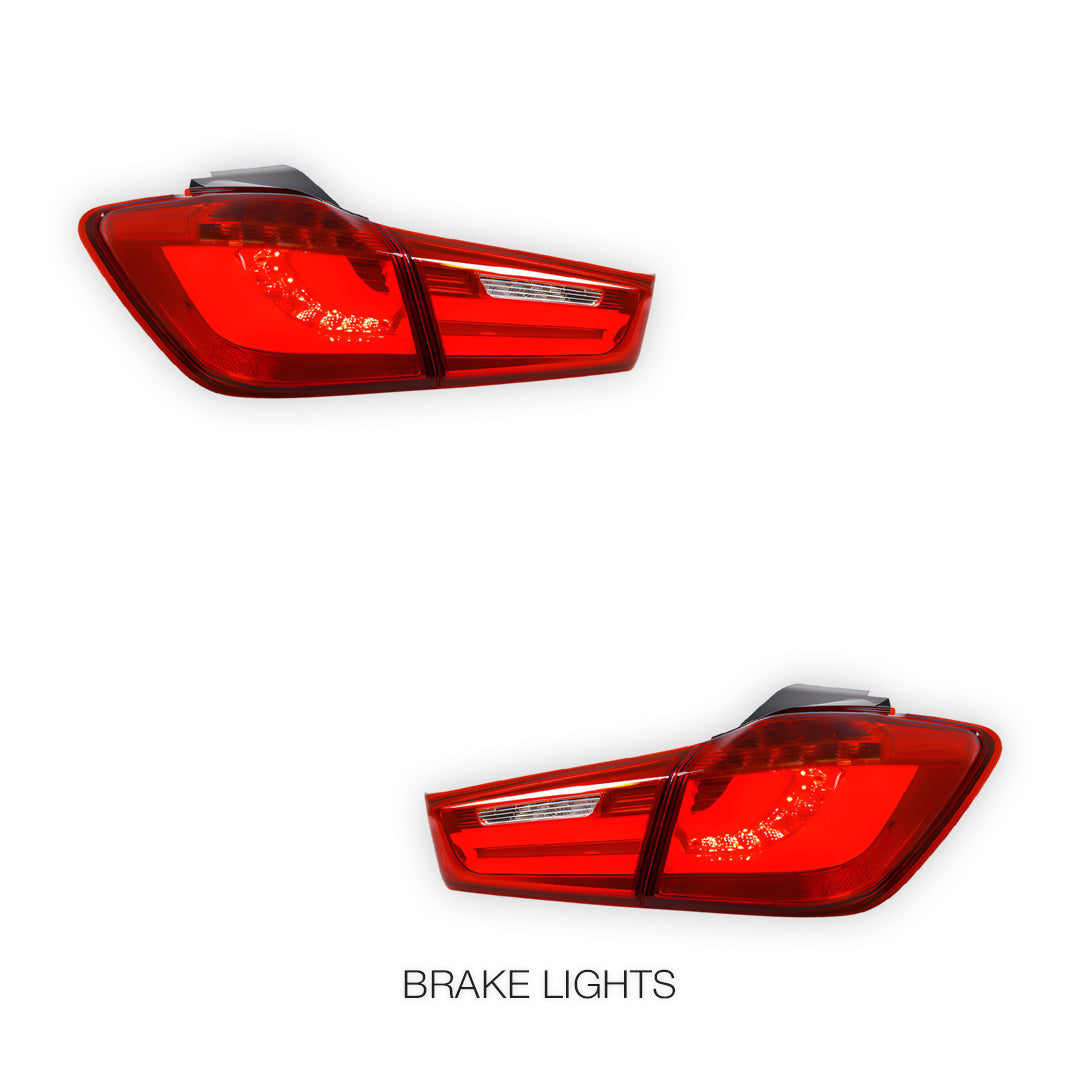 Mitsubishi ASX XA / XB / XC (2011 - 2019) Red DRL Tail Lights LH + RH