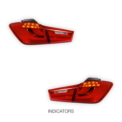 Mitsubishi ASX XA / XB / XC (2011 - 2019) Red DRL Tail Lights LH + RH