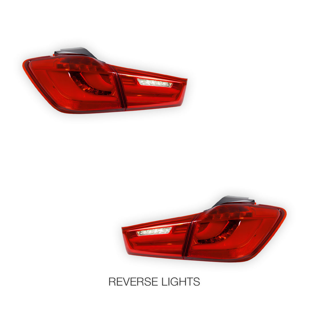 Mitsubishi ASX XA / XB / XC (2011 - 2019) Red DRL Tail Lights LH + RH