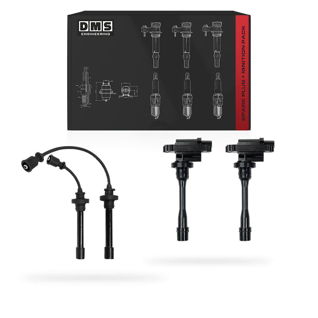 Mitsubishi Outlander ZE (2003 - 2005) 2.4L Ignition Coils and Spark Plug Leads Complete Set