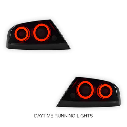 Mitsubishi Lancer CG / CH (2001 - 2007) Smoked Sequential RGB LED Tail Lights LH + RH