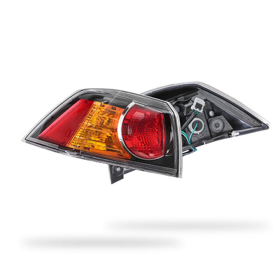 Mitsubishi Lancer CJ (2007 - 2014) Black Halogen OEM Style Tail Lights LH + RH