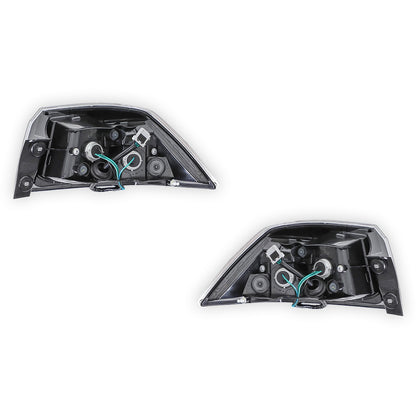 Mitsubishi Lancer CJ (2007 - 2014) Black Halogen OEM Style Tail Lights LH + RH