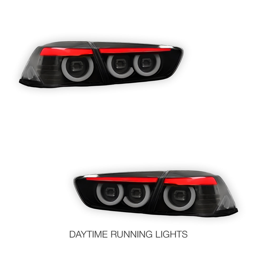 Mitsubishi Lancer CJ (2008 - 2018) Red Tail Lights LH + RH