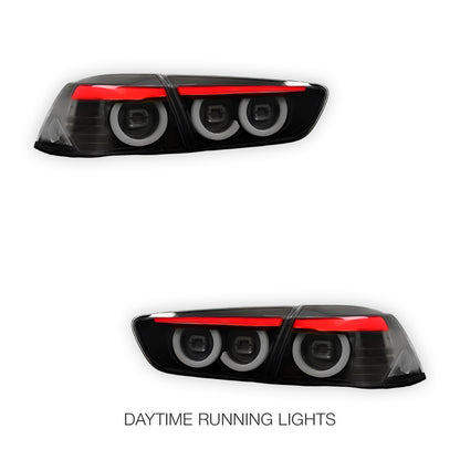 Mitsubishi Lancer CJ (2008 - 2018) Red Tail Lights LH + RH