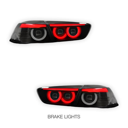 Mitsubishi Lancer CJ (2008 - 2018) Red Tail Lights LH + RH