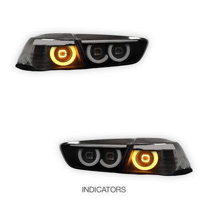 Mitsubishi Lancer CJ (2008 - 2018) Red Tail Lights LH + RH