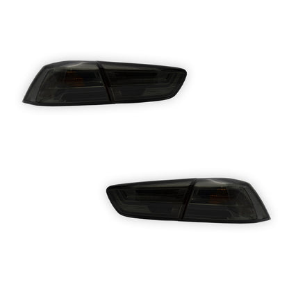 Mitsubishi Lancer Evo 10 (2008 - 2017) Smoked Animation Sequential Tail Lights LH + RH