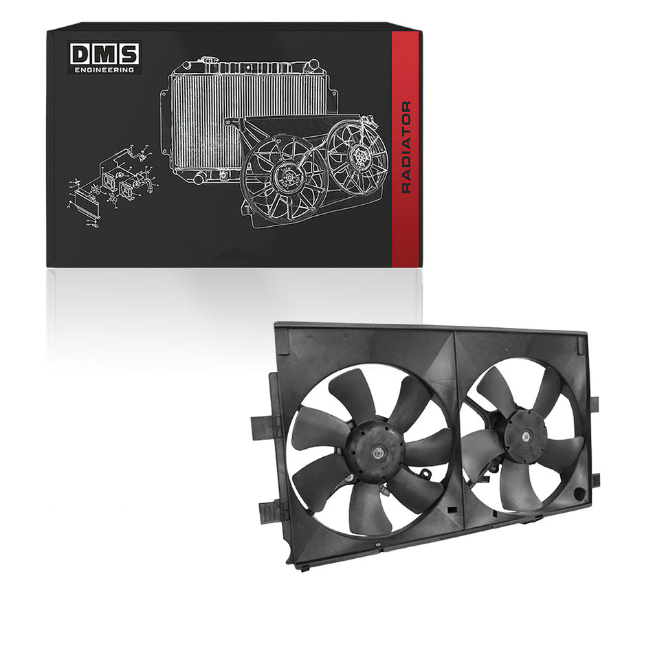 Mitsubishi Outlander ZH (2009 - 2012) Dual Radiator Thermo Cooling Fan Assembly