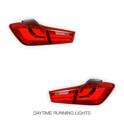 Mitsubishi Outlander ZJ / ZK (2011 - 2019) Red DRL Tail Lights LH + RH