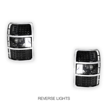 Mitsubishi Pajero NH / NJ / NK / NL (1992 - 1999) Smoked LED Tail Lights LH + RH