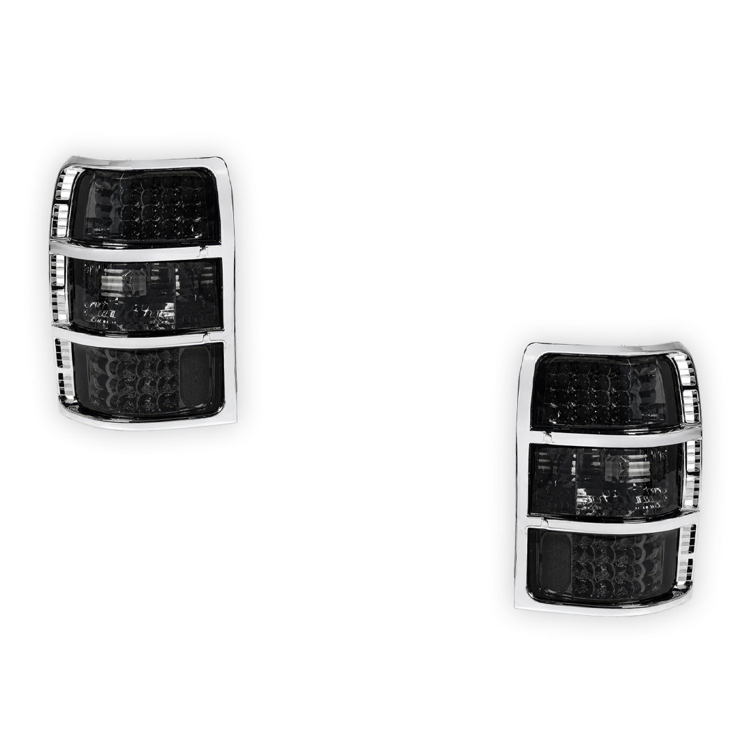 Mitsubishi Pajero NH / NJ / NK / NL (1992 - 1999) Smoked LED Tail Lights LH + RH
