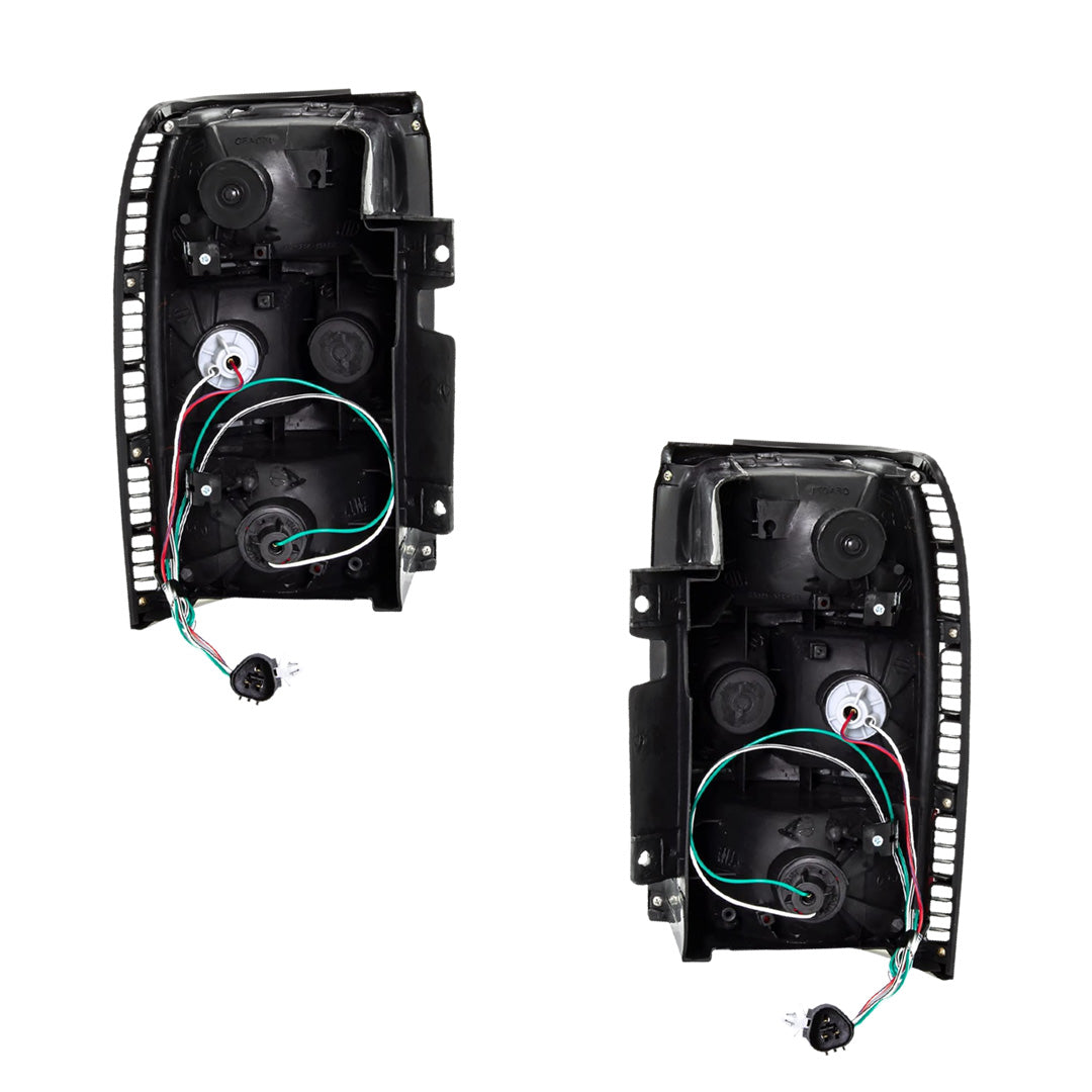 Mitsubishi Pajero NH / NJ / NK (1991 - 1997) Clear and Tinted Red Halogen Tail Lights LH + RH