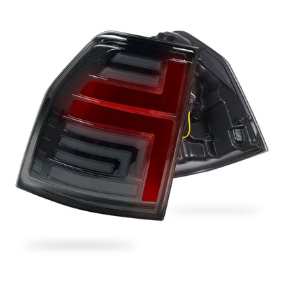 Mitsubishi Pajero NS / NT / NW / NX (2007 - 2021) Sequential Smoked 3D Stripe Bar Full LED Tail Lights LH + RH