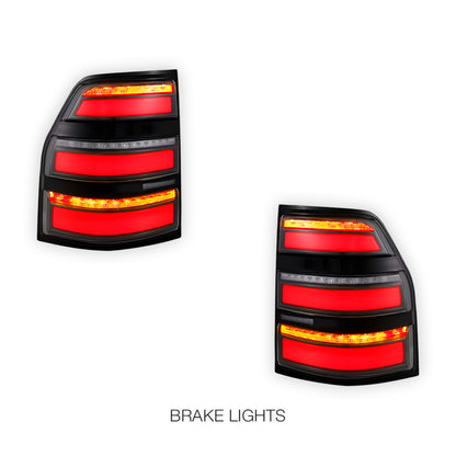 Mitsubishi Pajero NS / NT / NW / NX (2006 - 2021) Clear Animation DRL Sequential Tail Lights LH + RH