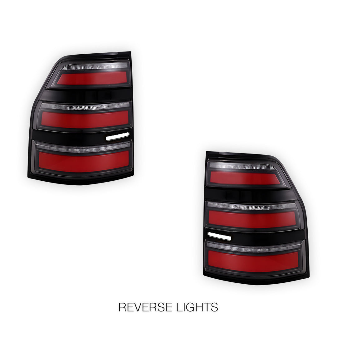 Mitsubishi Pajero NS / NT / NW / NX (2006 - 2021) Clear Animation DRL Sequential Tail Lights LH + RH