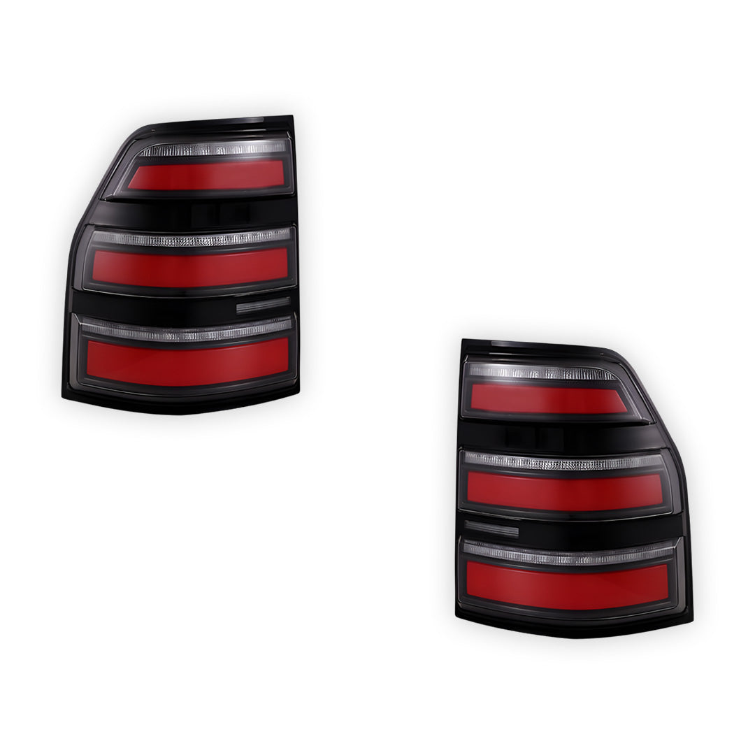 Mitsubishi Pajero NS / NT / NW / NX (2006 - 2021) Clear Animation DRL Sequential Tail Lights LH + RH