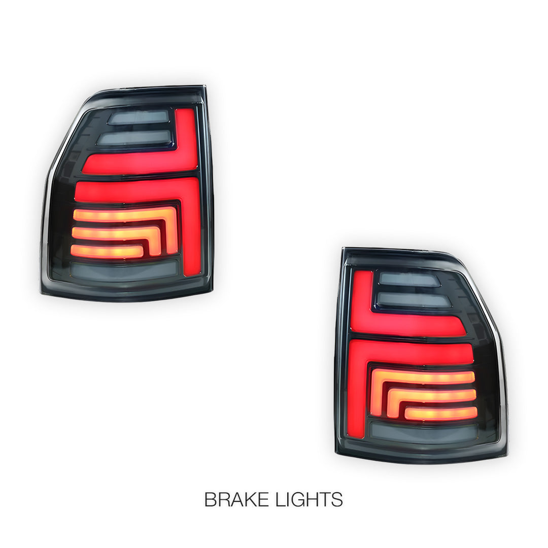 Mitsubishi Pajero NS / NT / NW / NX (2009 - 2020) Clear Tail Lights LH + RH
