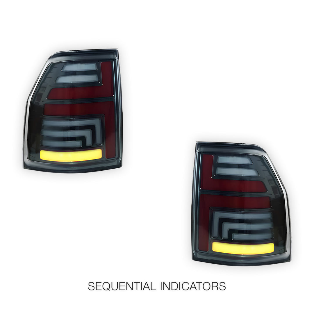 Mitsubishi Pajero NS / NT / NW / NX (2009 - 2020) Clear Tail Lights LH + RH