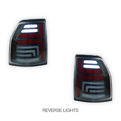 Mitsubishi Pajero NS / NT / NW / NX (2009 - 2020) Clear Tail Lights LH + RH