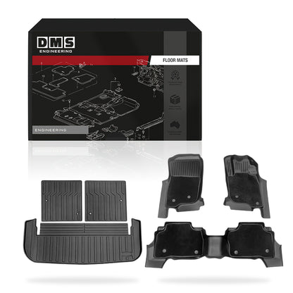 Mitsubishi Pajero Sport QE / QF / QG 7 - Seater (2015 - 2025) Double-Layer Car Floor Mats