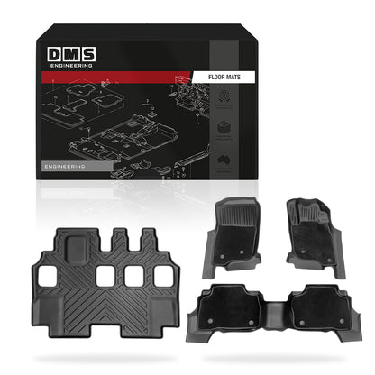 Mitsubishi Pajero Sport QE / QF / QG 7 - Seater (2015 - 2025) Double-Layer Car Floor Mats