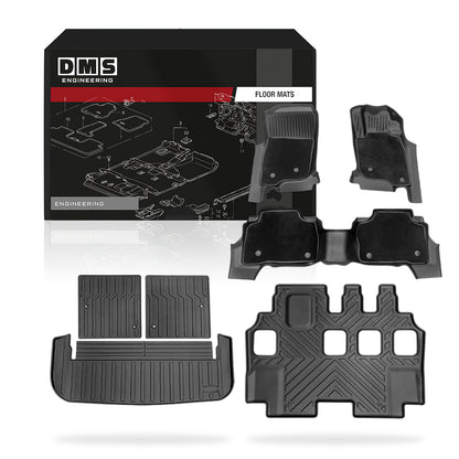Mitsubishi Pajero Sport QE / QF / QG 7 - Seater (2015 - 2025) Double-Layer Car Floor Mats