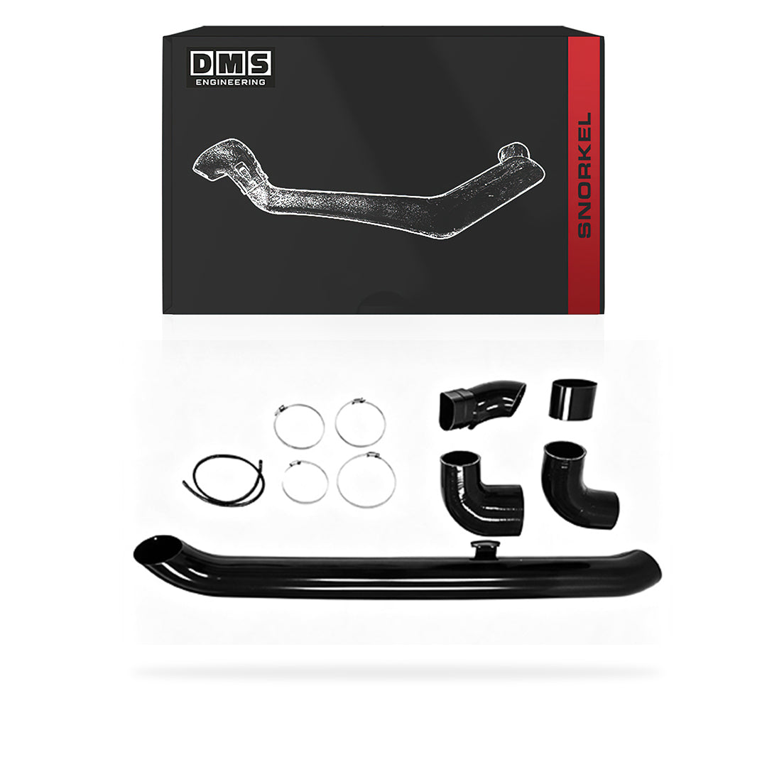 Mitsubishi Pajero Sport QE (2015 - 2019) Black Short Entry Stainless Steel Snorkel Kit