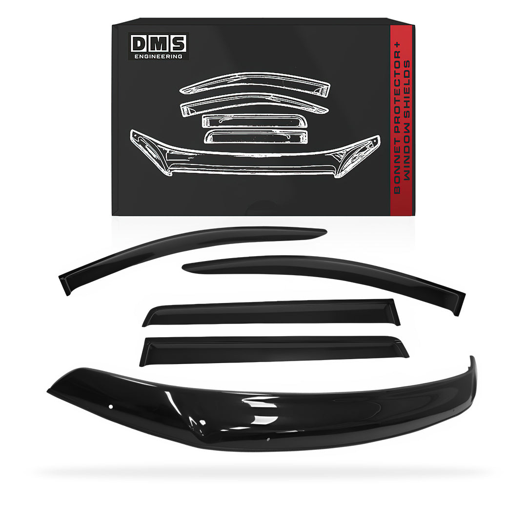 Mitsubishi Pajero Sport QF / QG (2019 - 2026) Bonnet Protector + Weather Shields