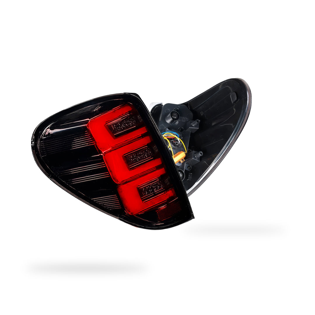 Mitsubishi Triton ML / MN (2006 - 2015) Smoked 3D Stripe Bar Full LED Tail Lights LH + RH