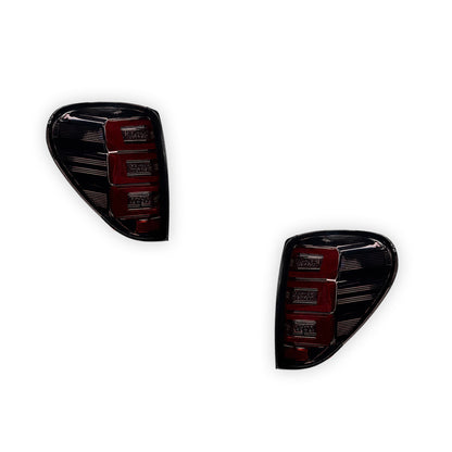 Mitsubishi Triton ML / MN (2006 - 2015) Smoked 3D Stripe Bar Full LED Tail Lights LH + RH