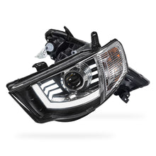 Mitsubishi Triton ML / MN (2006 - 2015) Black High Power LED DRL Projector Headlights LH + RH