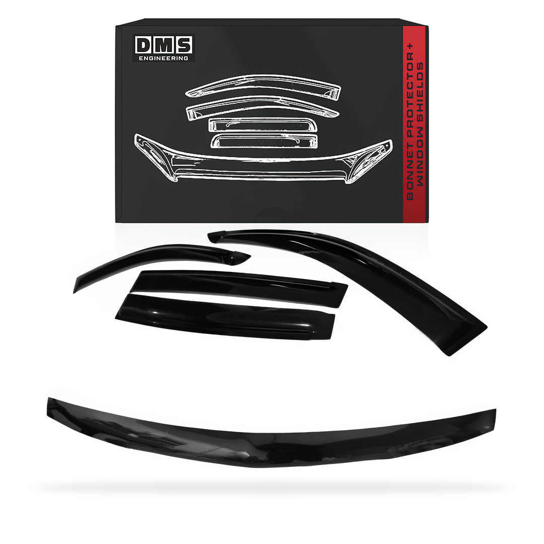 Mitsubishi Triton MN / ML (2006 - 2014) Bonnet Protector + Weather Shields